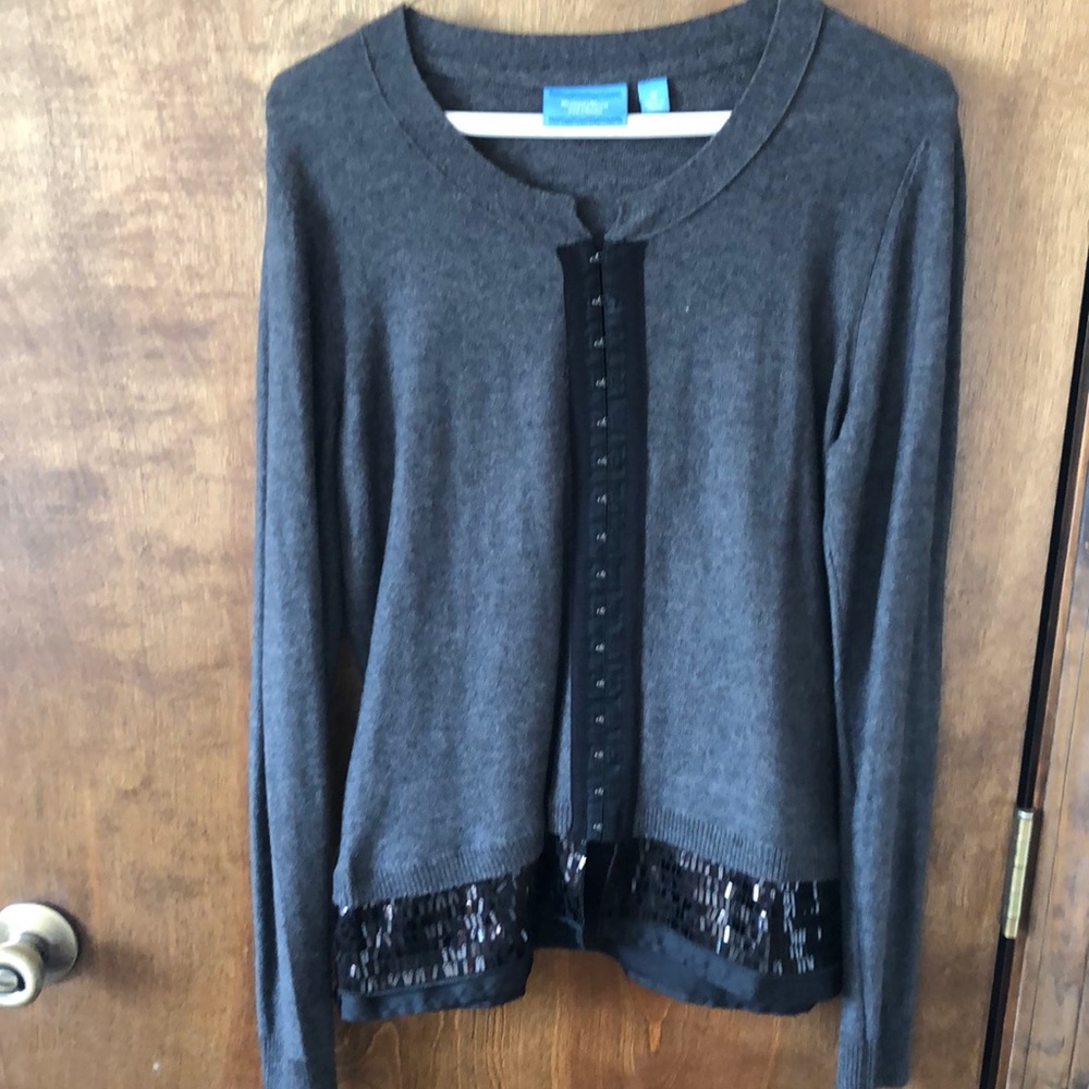 Vera Wang Cardigan gray